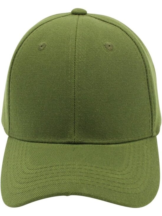 Unisex Olive Classic Adjustable Plain Hat Hand Wash Imported Baseball Cap main image 4